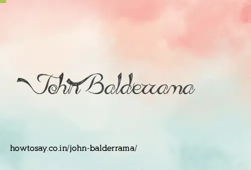 John Balderrama