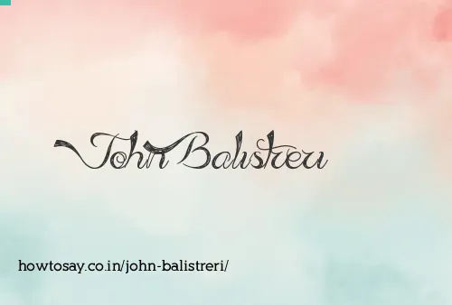 John Balistreri