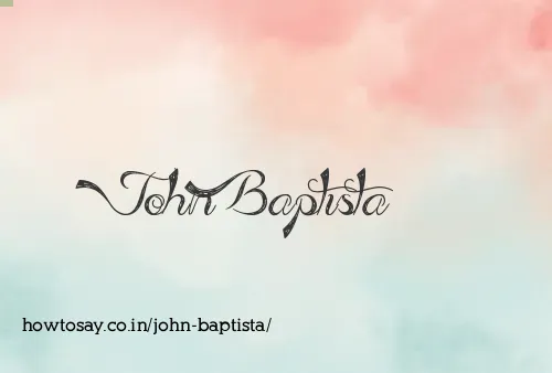 John Baptista