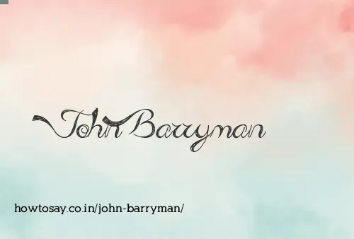 John Barryman