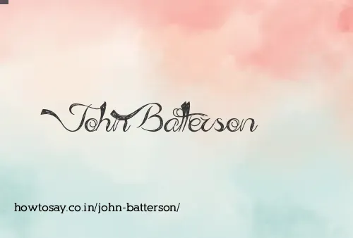 John Batterson