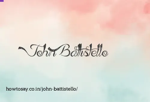 John Battistello