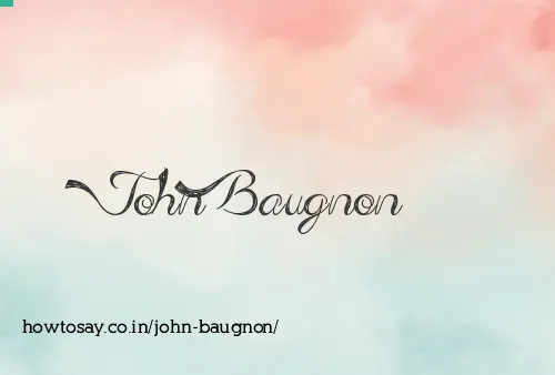 John Baugnon
