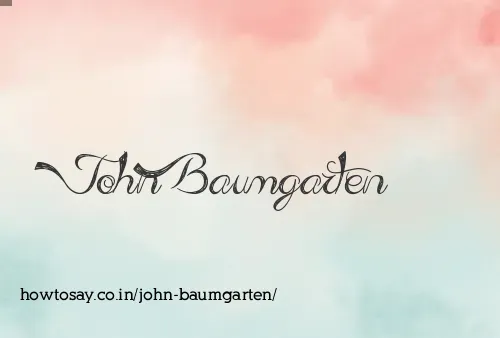 John Baumgarten