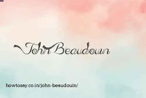 John Beaudouin