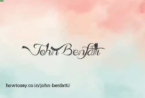 John Benfatti