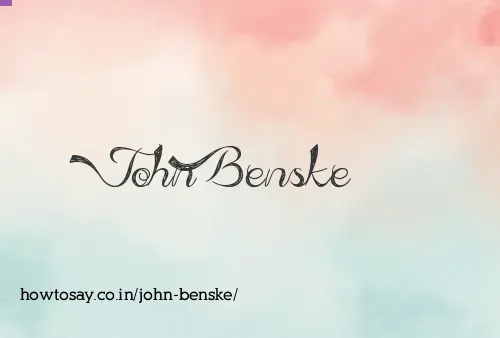John Benske