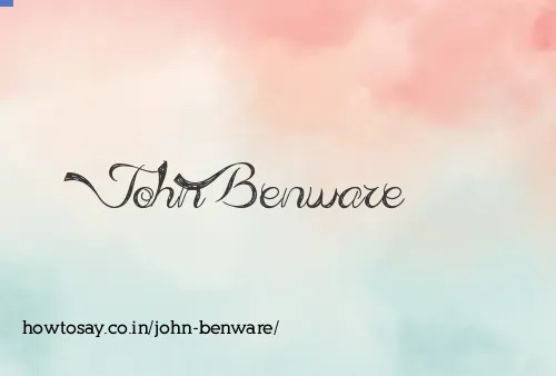 John Benware