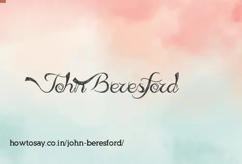 John Beresford