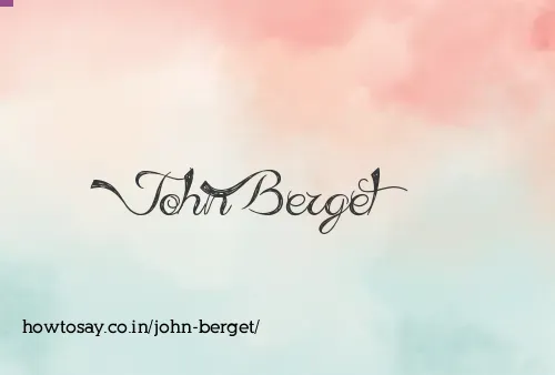 John Berget