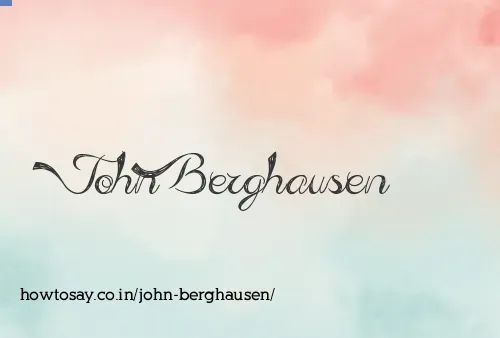 John Berghausen