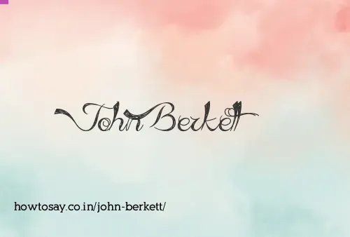 John Berkett