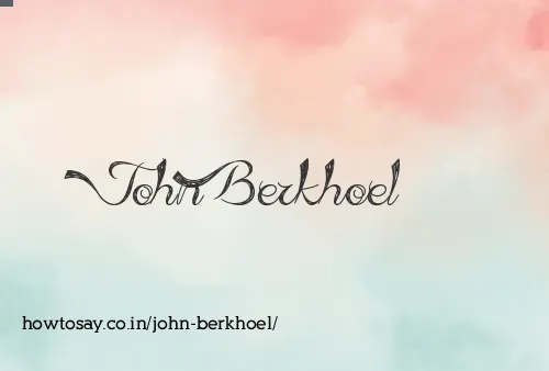 John Berkhoel