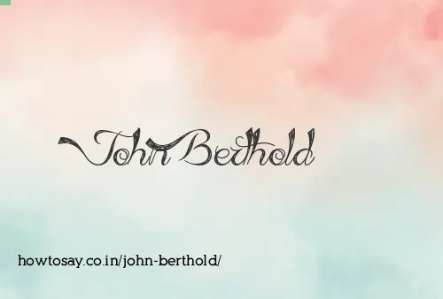 John Berthold