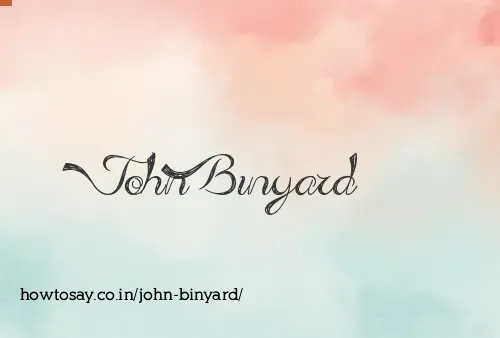 John Binyard