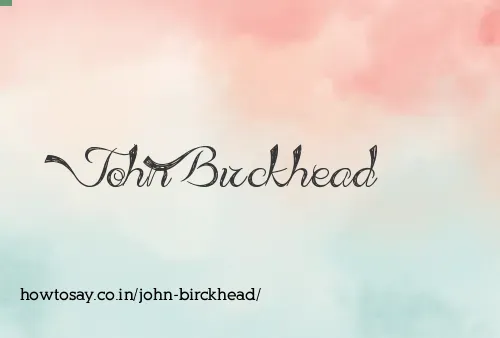John Birckhead