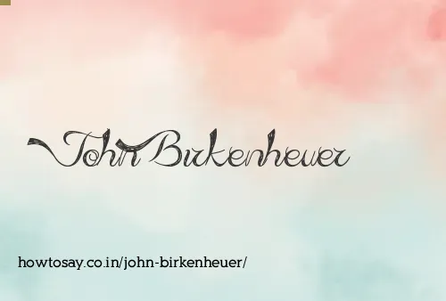 John Birkenheuer