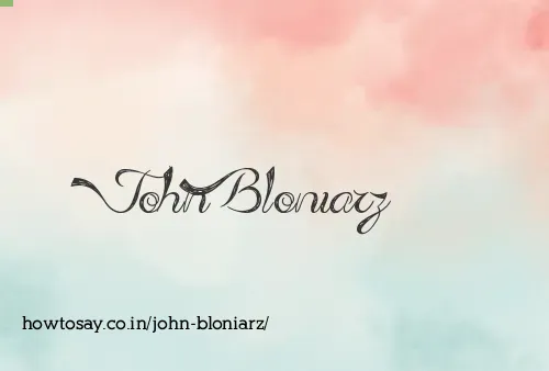 John Bloniarz