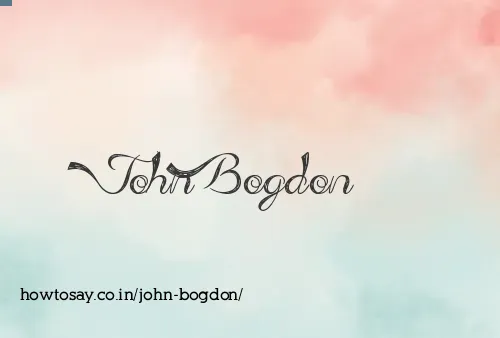 John Bogdon