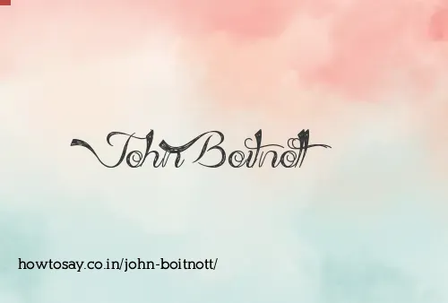 John Boitnott