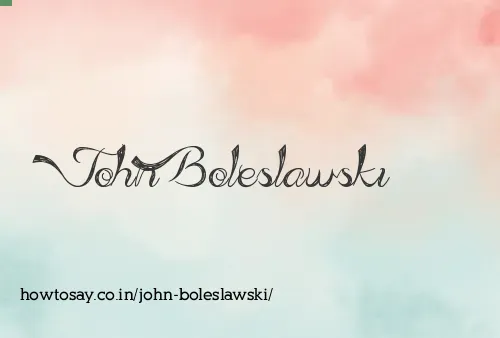 John Boleslawski