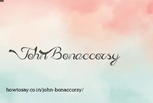 John Bonaccorsy