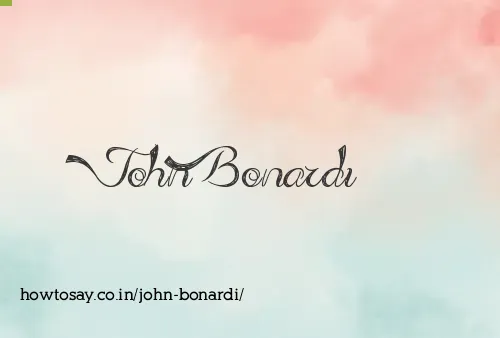 John Bonardi