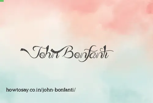 John Bonfanti