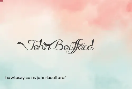 John Boufford