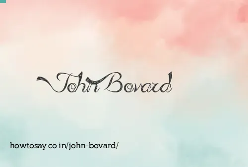 John Bovard