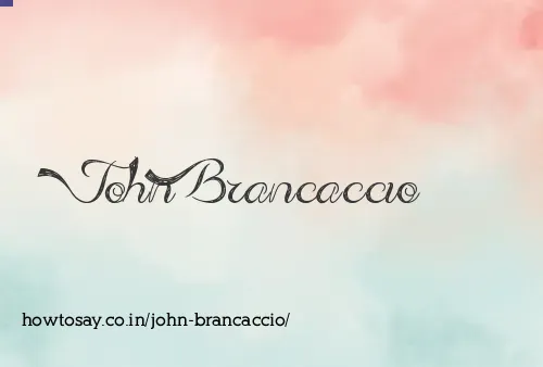 John Brancaccio