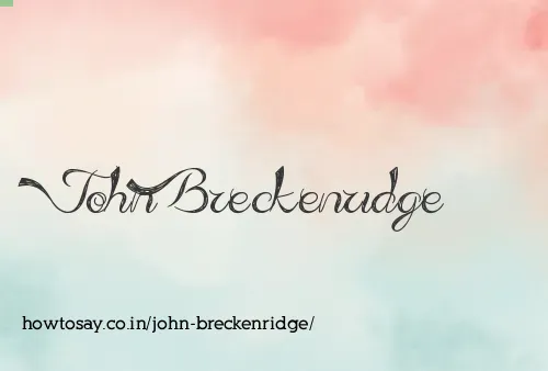 John Breckenridge