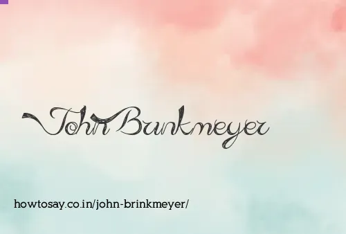 John Brinkmeyer