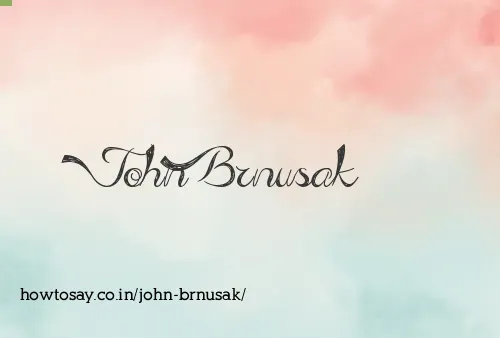 John Brnusak