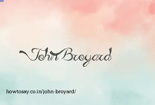 John Broyard