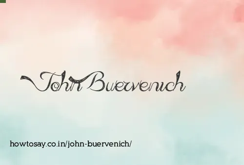 John Buervenich