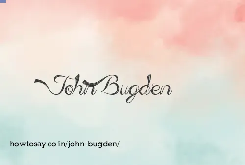 John Bugden