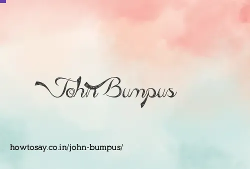 John Bumpus