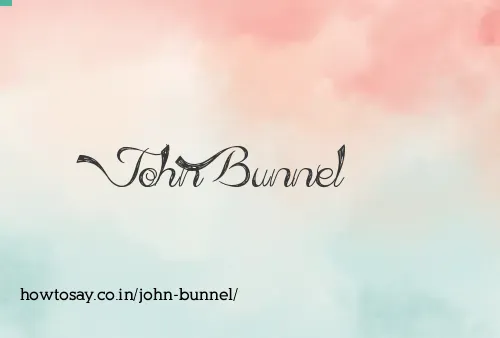John Bunnel