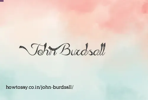 John Burdsall