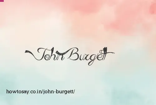John Burgett