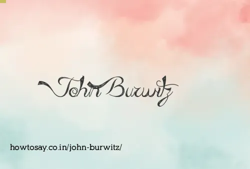 John Burwitz