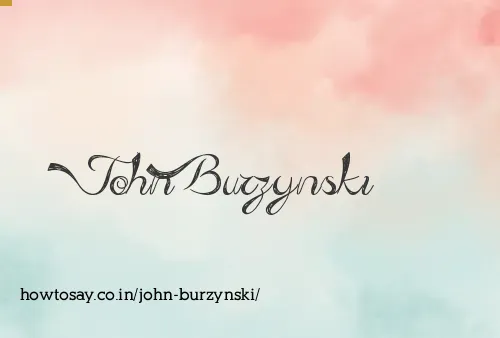 John Burzynski
