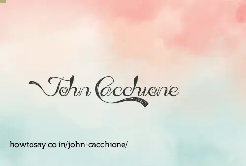 John Cacchione