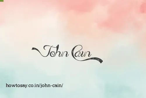 John Cain