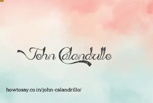 John Calandrillo