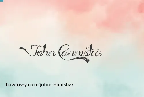 John Cannistra