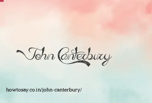 John Canterbury