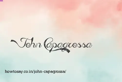 John Capagrossa