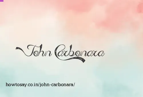 John Carbonara